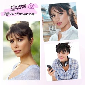 Clip In Bangs Clip nelle estensioni dei <span class=keywords><strong>capelli</strong></span> <span class=keywords><strong>veri</strong></span> <span class=keywords><strong>capelli</strong></span> umani 100% <span class=keywords><strong>capelli</strong></span> umani Hairextensions Wispy Bangs frangia con aste posticci - Product Image 6