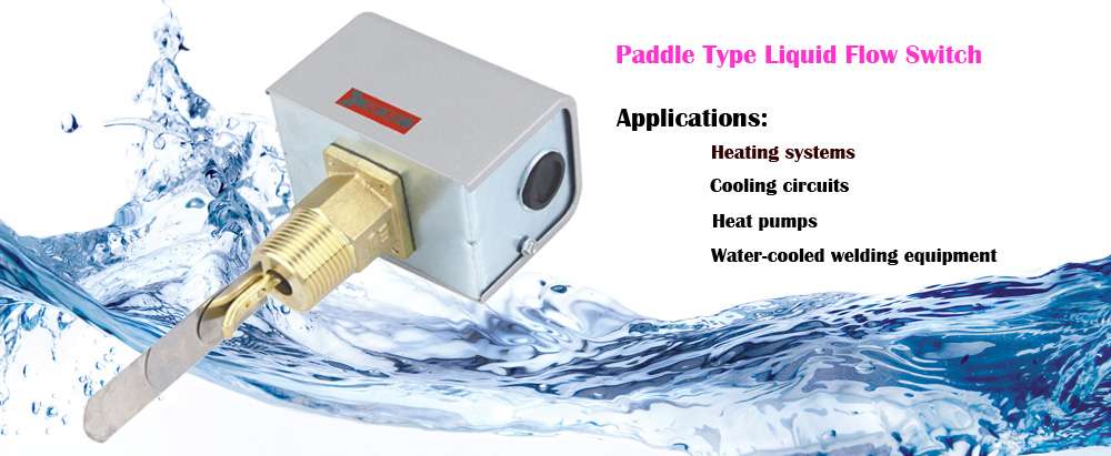 Paddle Type Water Flow Switch SPDT Chiller Flow Switch