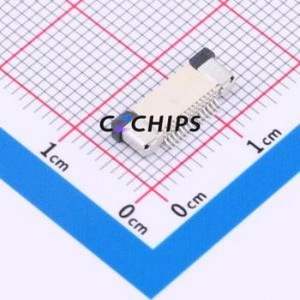 FPC-0.5AS-14PWCR-H20 FFC/FPC Connector SMD,P=0.5mm,Horizontal Mount Connector Drawer Type Top Contact 14P 0.5mm - Product Image 2