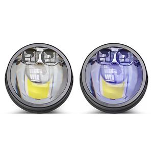 カーアクセサリーダブル発光3インチLEDヘッドライトプロジェクターレンズ修復キットフォグライト6500LM 65Wプジョー用508 2011 - Product Image 2