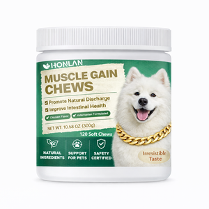 Vente flash : Friandises molles pour chiens pour la prise de masse musculaire - Renforce les muscles, soutient la santé immunitaire, la santé globale, oméga et haute teneur en protéines - Product Image 1