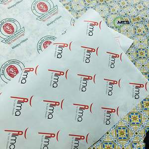 Custom Logo Branding Eco-Friendly Disposable Greaseproof <b>Paper</b> <b>Recyclable</b> Takeout Food Packaging for Restaurants-Use Bread Milk - Product Image 1