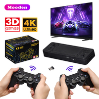 Console de jeu X9 Game Stick 1080P HD 64 Go avec plus de 30 000 jeux rétro S905x2 TV avec manette sans fil et connexion 2,4 GHz