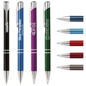 Custom Printed Colorful Hotel Plastic Ball Pen Promotion Gift Pen Twist Metal Stylus Touch Ball Ballpoint Pen