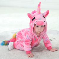 Jumpsuit Hewan Berkerudung untuk Bayi, Romper Panda Sapi Macan Tutul Dinosaurus, Onesie Anak dengan Resleting