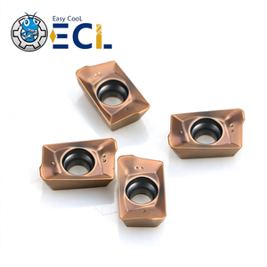 เม็ดมีดคาร์ไบด์เคลือบ PVD รุ่น Easy Cool APKT09T308 สำหรับเครื่องกลึง CNC รูปทรงหลายเหลี่ยม ใช้สำหรับงานโลหะ ความแข็ง 45HRC/55HRC - Product Image 4