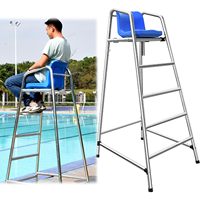 Équipement de sécurité en acier inoxydable pour piscine, chaises de sauvetage, escalators, chaises de sauvetage, chaise d'arbitre