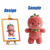 Shengye EN71 peluche personnalisée certifiée ASTM de haute qualité dessin animé plante Fruits fraise peluche douce pour la fête d'anniversaire