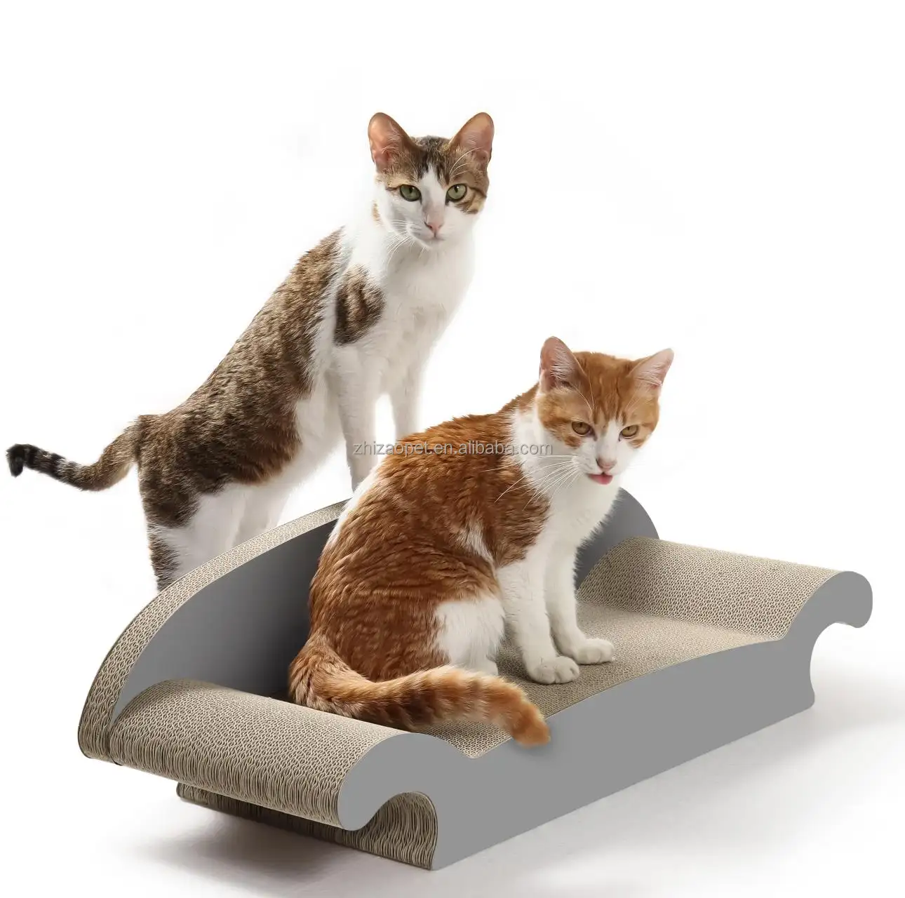 Indoor Use Pet Toy Großes Eco Cat Scratcher Bett, langlebiges Karton Scratching Cat Lounger Sofa