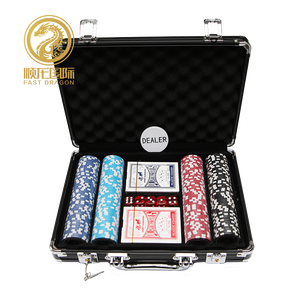 Bộ Phỉnh Poker 100 Lá, Bộ 2 Lá Bài Mặc Cả Bộ Phỉnh Poker Bằng Nhôm - Product Image 2