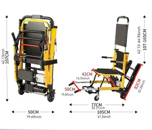 Grosir listrik bermotor tangga angkat kursi panjat peralatan rehabilitasi untuk penyelamatan evakuasi dan kursi roda pendaki - Product Image 5