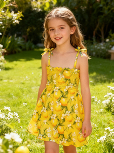 <span class=keywords><strong>Abito</strong></span> Estivo Smock Personalizzabile per Bambine dai 2 ai 14 Anni, <span class=keywords><strong>Elegante</strong></span> Vestito da Festa per Ragazze, Vendita all'Ingrosso OEM/ODM - Product Image 2