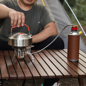 Adaptador de cilindro de <span class=keywords><strong>gas</strong></span> de acero inoxidable para exteriores para reposición de <span class=keywords><strong>gas</strong></span> para estufas de <span class=keywords><strong>gas</strong></span> de camping y válvula de transferencia de cilindro de <span class=keywords><strong>gas</strong></span> - Product Image 6