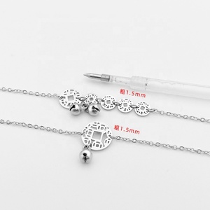 टाइटेनियम स्टील खोखले फैशन घंटी कंगन सेक्सी महिला पायल कोरियाई फैशन के सामान <span class=keywords><strong>DMB</strong></span> 537 - Product Image 2