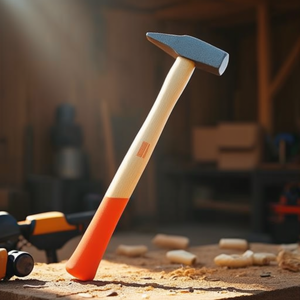 Marteau de mécanicien Ttake 5082 avec manche en bois et poignée orange pour usage général - Product Image 3