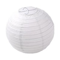 2025 gros décoration de mariage blanc chinois extérieur papier suspendu lanterne ronde pour les fournitures de fête et de mariage