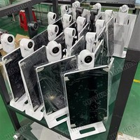 HUSHIDA Machine Tout-en-Un 15,6 Pouces avec Écran 4K pour Streaming en Direct, Caméra 50MP, Compatible Facebook et YouTube
