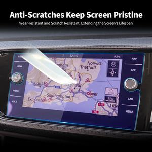 Protecteur d'écran pour <span class=keywords><strong>VW</strong></span> T-cross <span class=keywords><strong>tcross</strong></span> 2023 Carplay Film de protection en verre trempé Console centrale autocollants de voiture accessoires multimédias - Product Image 4