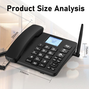 Téléphone sans fil de meilleure qualité Téléphone sans fil fixe Fente pour carte SIM Téléphone sans fil avec routeurs Wifi sans fil 4g FICANKT26(1F) - Product Image 3