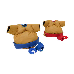RED Santa Claus Theme Sumo Sets & Gladiator <span class=keywords><strong>Duel</strong></span> Suit PVC Gladiator <span class=keywords><strong>Duel</strong></span>, Sumo Suit Set With Safety Ring Adult Fighting Suits - Product Image 3