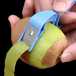 Pelador de Frutas y <span class=keywords><strong>Verduras</strong></span>, Cortador de Patatas y <span class=keywords><strong>Naranjas</strong></span>, Acero Inoxidable, Herramienta Manual Portátil para Pelar en la Cocina - Product Image 2