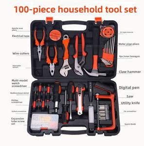Set di 100 Utensili Manuali Multifunzione in Acciaio al Carbonio con Valigetta Rigida Portatile per Riparazioni Domestiche, Manutenzione Auto, Falegnameria, Elettricisti OEM - Product Image 2