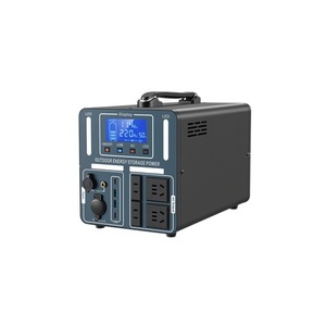 Estación de energía portátil Holic Chocolate 220V 50Hz de onda sinusoidal pura con pantalla LCD y luz LED para camping y uso en exteriores - Product Image 2