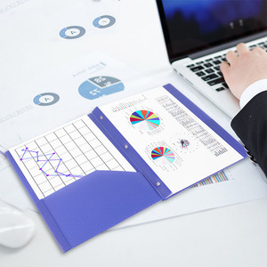Nouvelle Classeur à Clip A4 en PP 2026, Dossier Durable à Feuillets Mobiles avec Emplacement pour Carte pour la Gestion des Documents de Bureau - Product Image 3