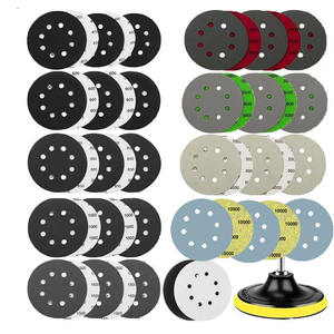 Disco de lija con almohadilla de amortiguación de 5 pulgadas (125 mm) con adhesivo para pulir madera, metal y plástico - Product Image 2