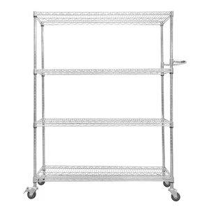 מפעל תיל נירוסטה מדפי מטבח עבור מסעדות עיצוב מותאם אישית למכירה - Product Image 3