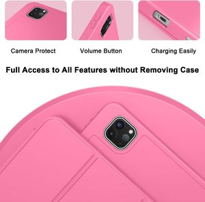 เคสกันกระแทกแบบพับได้บางเฉียบ ผลิตจากวัสดุ TPU นิ่ม สำหรับ iPad Pro 11 นิ้ว รุ่น <span class=keywords><strong>M5</strong></span> M4 ปี 2026 2025 อุปกรณ์เสริมแท็บเล็ตจากซัพพลายเออร์ - Product Image 6