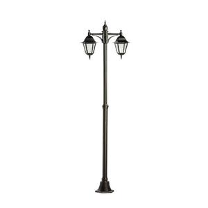 Lampione Stradale EOLO a 2 Luci, Corpo in ABS e Alluminio Nero, Sorgente Luminosa LED, Potenza 50W, Grado di Protezione IP66, Alimentazione AC/DC, Certificato ROHS per Strade - Product Image 2