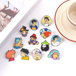 Dễ thương tùy chỉnh men ve áo pins cứng mềm sandblast vết thủy tinh ngọc trai xoáy long lanh dạ quang trong suốt sơn lưu niệm cổ tích - Product Image 2
