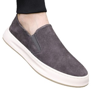 Mocassins en daim à bout rond, semelle extérieure en caoutchouc, semelle intermédiaire en EVA, respirants, chaussures décontractées toutes saisons - Product Image 5