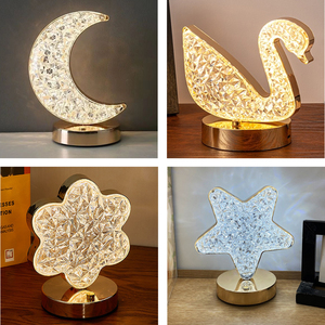 Herstellerdirektverkauf Schreibtischlampe Stern-Mond-Tischlampe Kindergeburtstags-Geschenk Luxuriöse Touch-Dekorations-Nachtlampe - Product Image 4