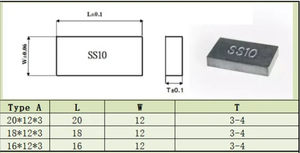Embouts de coupe de pierre SS10 pour outils de tournage, accessoires d'outils électriques SS10 - Product Image 1