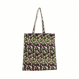 Custom Canvas Bag Printing Logo Fashion Shopping Advertisement Full Cotton Bag Single Shoulder Canvas Bag Custom Size - Product Image 3