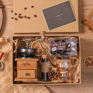 ชุดกาแฟเฟรนช์เพรสคุณภาพสูงและเครื่องบดกาแฟสุดหรู พร้อมโลโก้ OEM สำหรับของชำร่วยงานแต่งงานผู้<span class=keywords><strong>ชาย</strong></span>หรือของแจกสินค้าใหม่ - Product Image 1