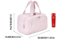 Trousse de Toilette Matelassée Grande Capacité 4-en-1 Multifonctionnelle pour Voyage – Collection Boutique