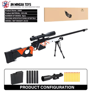 JIEYING Pistolet <span class=keywords><strong>Blaster</strong></span> Électronique en Plastique avec Conception Sécurisée, Modèle AWM, Cadeau Unisexe pour Enfants de 14 Ans et Plus, Fabriqué en Chine - Product Image 2
