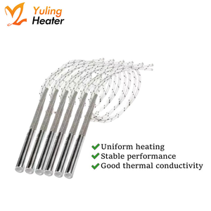 Cartouche chauffante électrique à résistance, 220V, durable, à tête unique, en acier inoxydable, type à <span class=keywords><strong>chauffage</strong></span> rapide, pour moule, avec protection contre la cuisson à sec - Product Image 3
