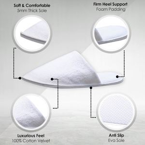 Ensemble de peignoirs d'hôtel doux et durables en coton 100 %, taille adulte personnalisable avec pantoufles sur mesure - Product Image 3