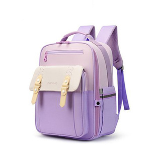 Best Selling cute zipper pink Primary student <b>child</b> waterproof Bag school bag for girls print logo - Product Image 3