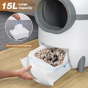Aoktech lettiera automatica autopulente per <span class=keywords><strong>gatti</strong></span> <span class=keywords><strong>vendita</strong></span> calda intelligente autopulente Sandbox per wc Smart per <span class=keywords><strong>gatti</strong></span> - Product Image 2