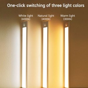 Smart <b>Wireless</b> Battery Usb Charging Motion Sensor Dimmable Under Wardrobe Cabinet Desk Light Household Electrical Appliances - Product Image 4
