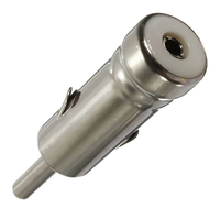 Adaptateur d'antenne radio de voiture, adaptateur d'interface coaxiale, prise DIN femelle vers prise ISO mâle, connecteur à angle droit