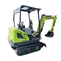 2 Tonnen LY 18 Schnelle Lieferung Niedrig preis Elektro Micro Bagger Mini bagger zu verkaufen
