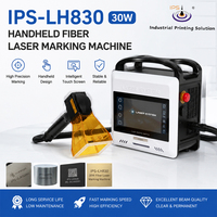 Machine de marquage au laser à fibre IPS-LH850B pour le codage de codes-barres et logos sur les fermetures de bouteilles en métal et aluminium