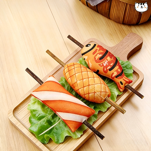 Nuevo Diseño <span class=keywords><strong>de</strong></span> Juguetes para Gatos con Forma <span class=keywords><strong>de</strong></span> Pescado Asado y Brochetas <span class=keywords><strong>de</strong></span> Silvervine, Juguete <span class=keywords><strong>de</strong></span> Peluche para Masticar y Limpiar los Dientes - Product Image 5