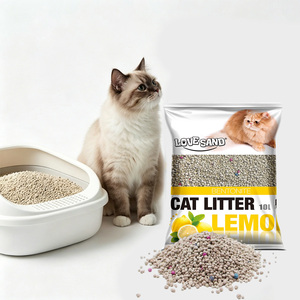 Litière pour chat en argile bentonite non parfumée, contrôle des odeurs, agglomération forte, faible dispersion, fraîcheur, 10L - Product Image 1
